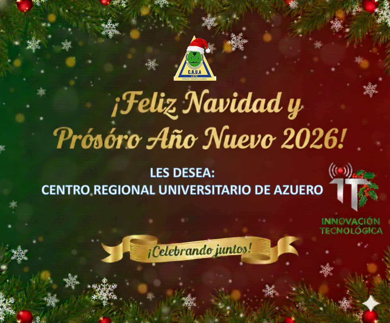 Feliz Navidad y Próspero Año Nuevo 2026