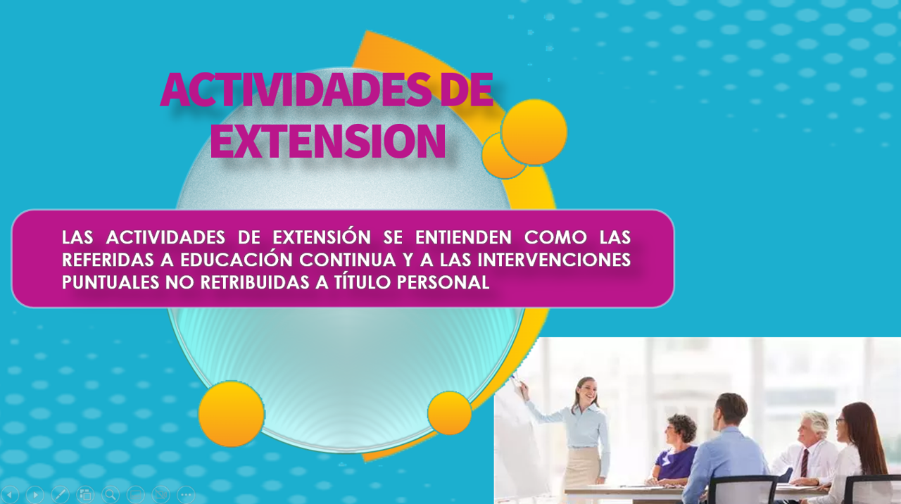 ACTIVIDADES DE EXTENSION