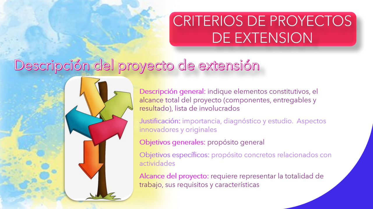 CRITERIOS DE EXTENSION