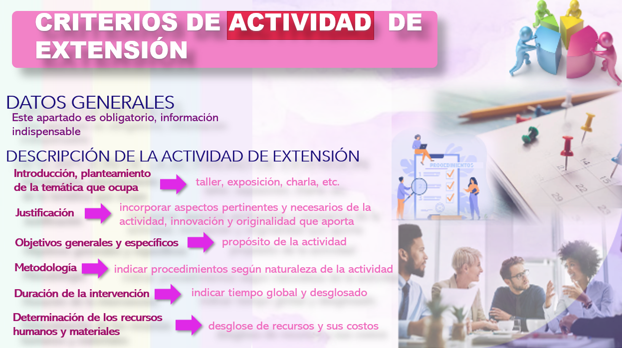 CRITERIOS DE EXTENSION