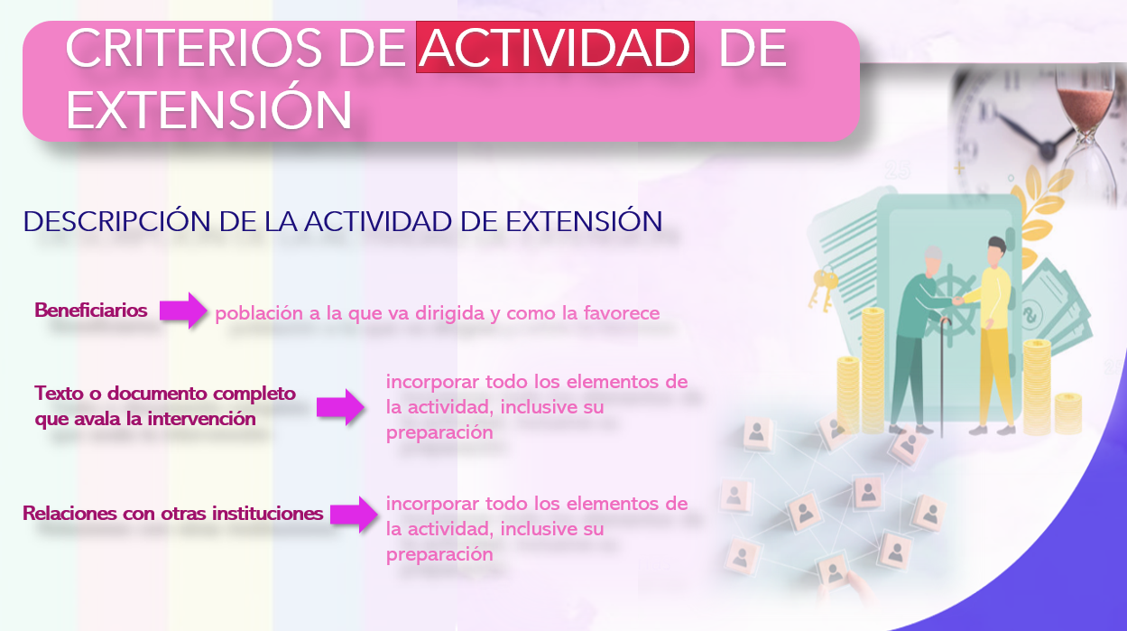 CRITERIOS DE EXTENSION